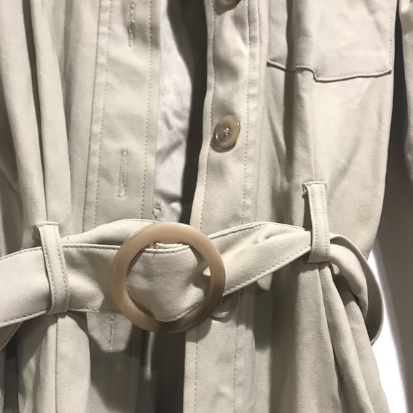 Beige trench coat button up vintage gap 90s - Picture 3 of 4